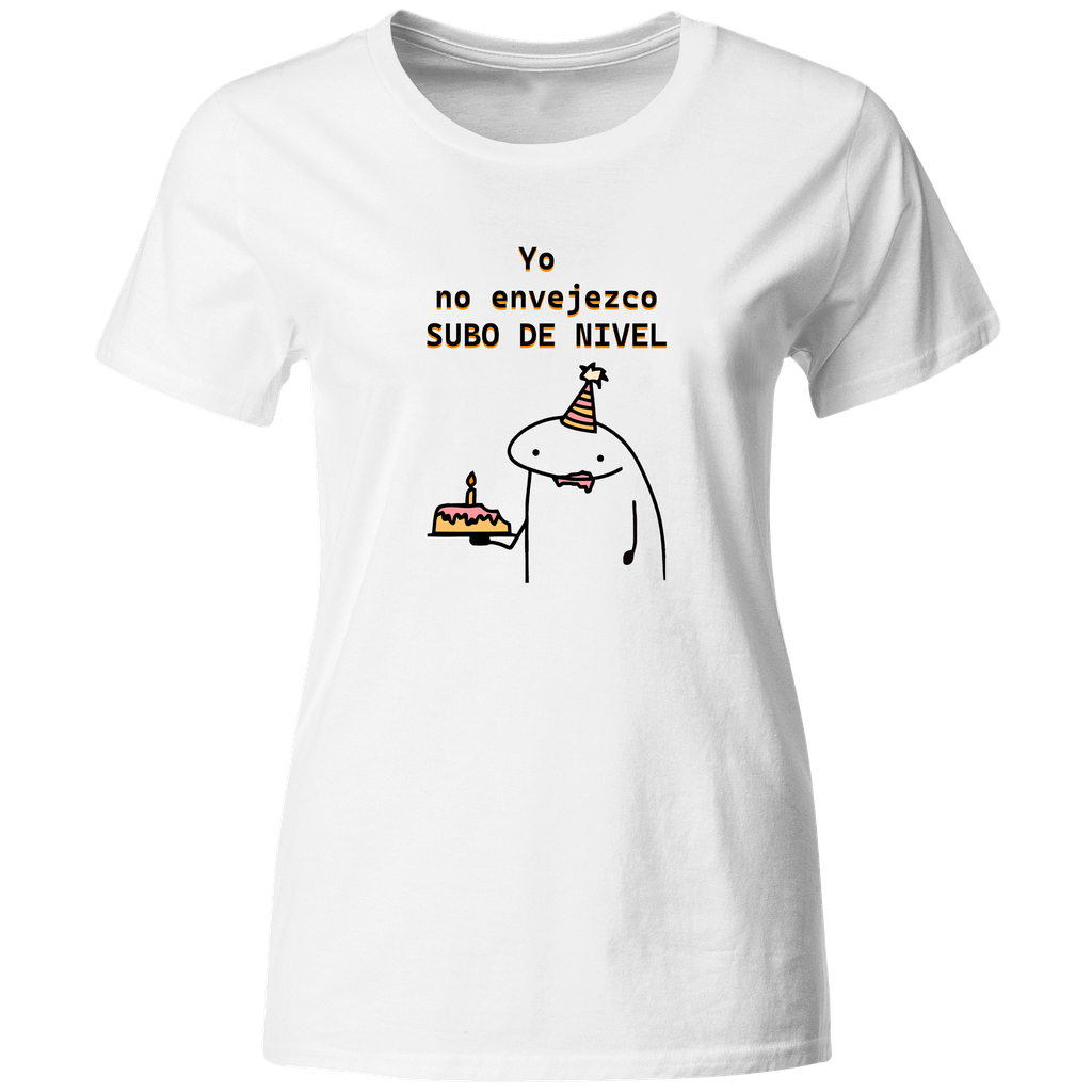 Playera Cumpleanos Pc85. Yo No Envejezco Subo De Nivel. Flork